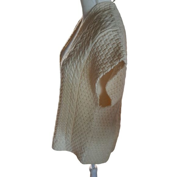SALE!!! NWT Connemara Knitwear XL Made in Ireland Wool Cable Knit Cardigan - Picture 4 of 10